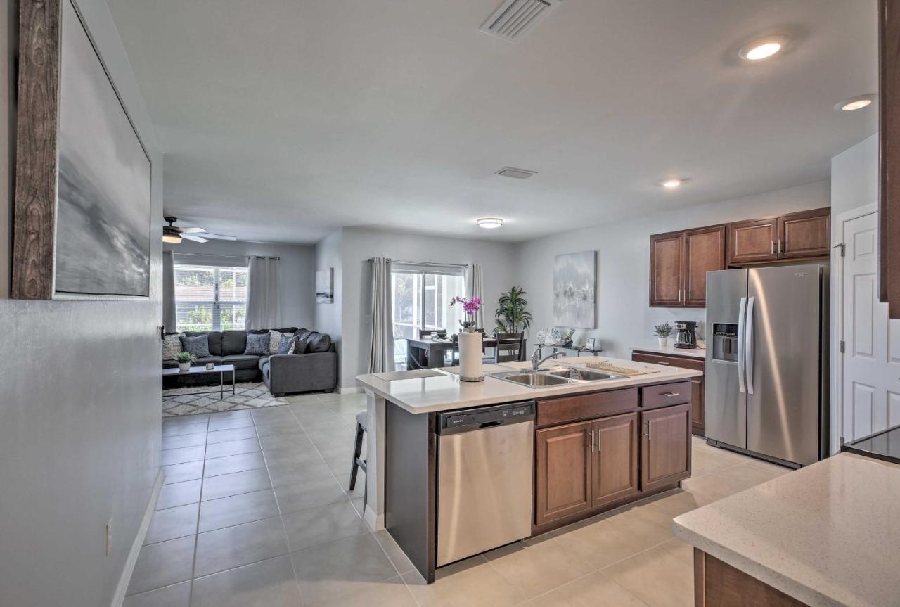 Modern Home With Heated Pool, 3 Mi To Beach Cape Coral Exterior foto