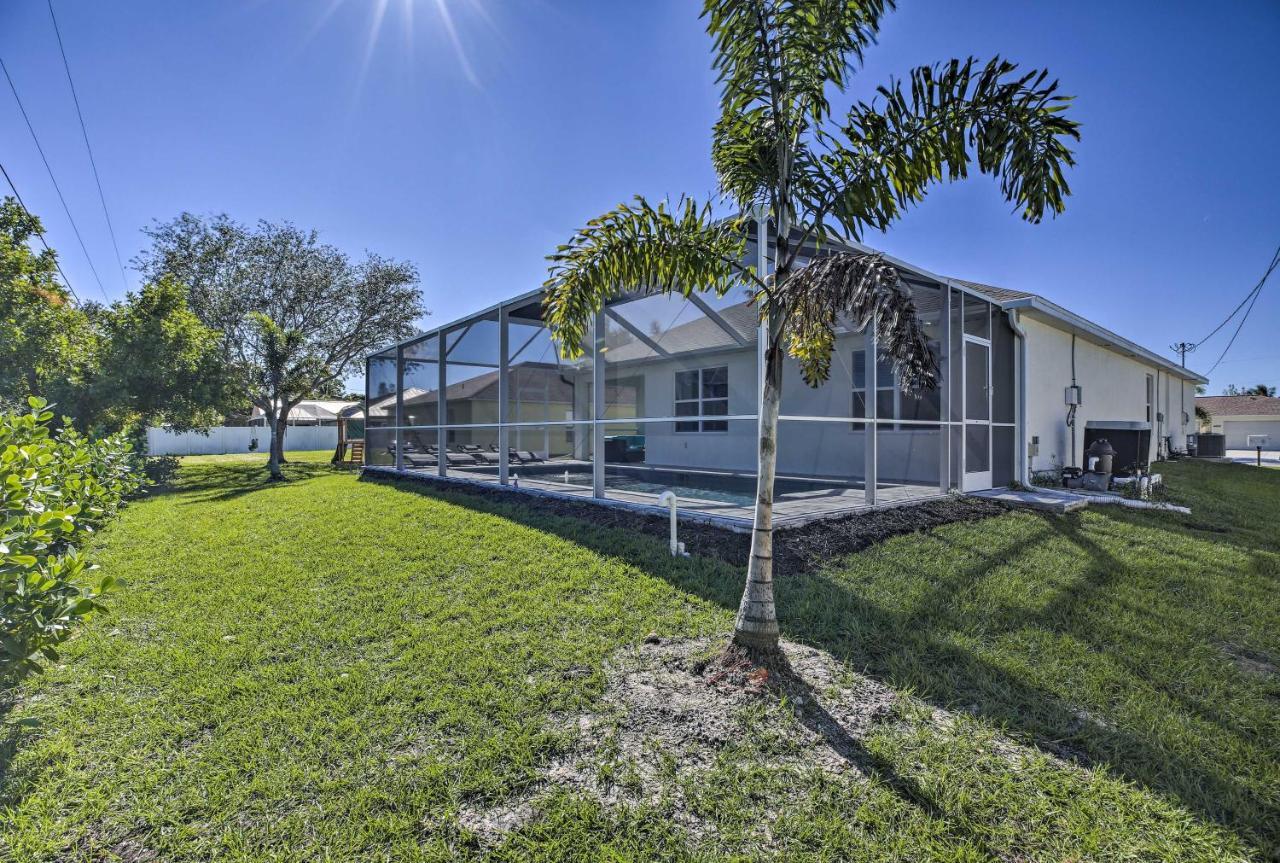 Modern Home With Heated Pool, 3 Mi To Beach Cape Coral Exterior foto