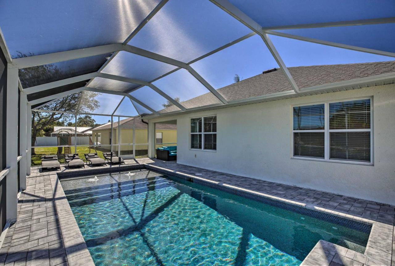 Modern Home With Heated Pool, 3 Mi To Beach Cape Coral Exterior foto